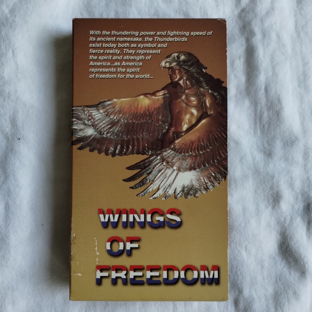 VTG 1993 Lockheed Martin 🛩️ USAF Wings O Freedom Thunderbirds VHS Collectible